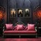 3pcs Halloween Canvas Wall Art Dark Academia Scary Witch Black Cat Castle Posters Prints Thriller Horror Gothic Wall Decor Pictures for Halloween Party House Decoration Unframed